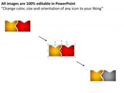 52060778 style puzzles matrix 1 piece powerpoint presentation diagram infographic slide