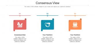 Consensus view ppt powerpoint presentation pictures graphic images cpb