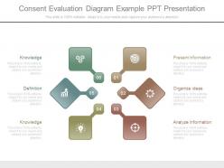 Consent evaluation diagram example ppt presentation