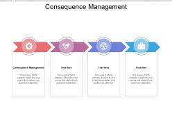 Consequence management ppt powerpoint presentation icon slides cpb