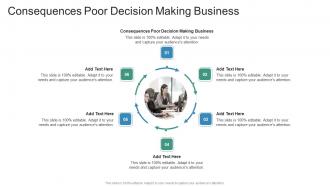 Consequences Poor Decision Making Business In Powerpoint And Google Slides Cpb