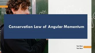 Conservation Law Of Angular Momentum PPT Slides ACP