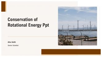 Conservation Of Rotational Energy PPT Guidelines ACP