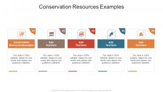 Conservation Resources Examples In Powerpoint And Google Slides Cpb