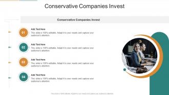 Conservative Companies Invest In Powerpoint And Google Slides Cpb