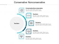 Conservative nonconservative ppt powerpoint presentation model microsoft cpb