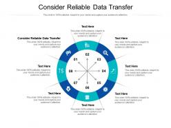 Consider reliable data transfer ppt powerpoint presentation professional examples cpb