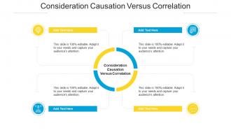 Consideration Causation Versus Correlation In Powerpoint And Google Slides Cpb