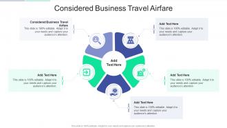 Considered Business Travel Airfare In Powerpoint And Google Slides Cpb