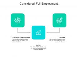 Considered full employment ppt powerpoint presentation file slide portrait cpb