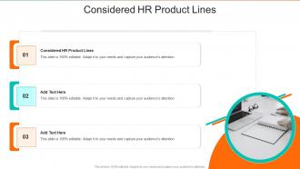 Considered HR Product Lines In Powerpoint And Google Slides Cpb