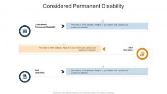 Considered Permanent Disability In Powerpoint And Google Slides Cpb