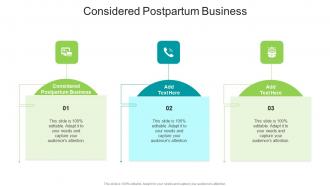 Considered Postpartum Business In Powerpoint And Google Slides Cpb