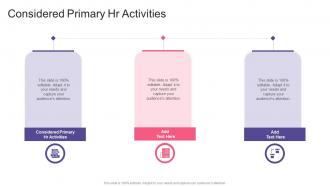 Considered Primary Hr Activities In Powerpoint And Google Slides Cpb