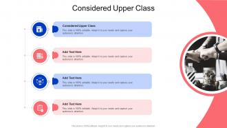 Considered Upper Class In Powerpoint And Google Slides Cpb