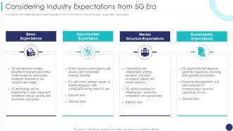 Considering Industry Expectations From 5g Era 5g Mobile Technology Guidelines Operators