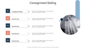 Consignment Selling In Powerpoint And Google Slides Cpb