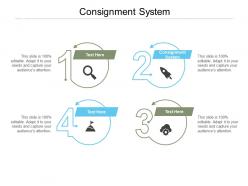Consignment system ppt powerpoint presentation ideas aids cpb