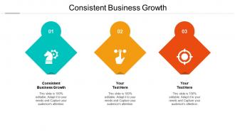 Consistent business growth ppt powerpoint presentation outline smartart cpb