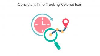 Consistent Time Tracking Colored Icon In Powerpoint Pptx Png And Editable Eps Format