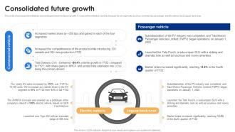 Consolidated Future Growth Tata Motors Company Profile Ppt Professional Show CP SS