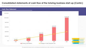 Consolidated Statements Of Cash Flow Tutoring Business Plan BP SS Images Engaging