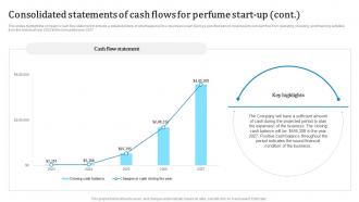 Consolidated Statements Of Cash Flows Custom Fragrance Business Plan BP SS Images Unique