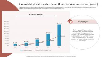 Consolidated Statements Of Cash Flows For Skincare Start Up Business Plan BP SS Interactive Professionally