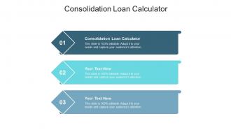 Consolidation loan calculator ppt powerpoint presentation icon gridlines cpb