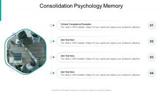 Consolidation Psychology Memory In Powerpoint And Google Slides Cpb