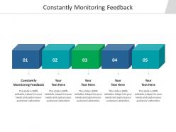 Constantly monitoring feedback ppt powerpoint presentation pictures samples cpb