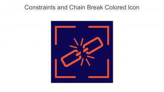 Constraints And Chain Break Colored Icon In Powerpoint Pptx Png And Editable Eps Format