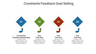 Constraints feedback goal setting ppt powerpoint presentation inspiration outfit cpb