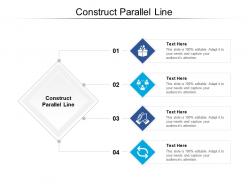 Construct parallel line ppt powerpoint presentation graphics cpb