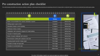 Construction Action Plan Powerpoint Ppt Template Bundles Professionally Idea