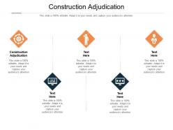 Construction adjudication ppt powerpoint presentation professional example introduction cpb