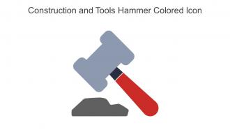 Construction And Tools Hammer Colored Icon In Powerpoint Pptx Png And Editable Eps Format