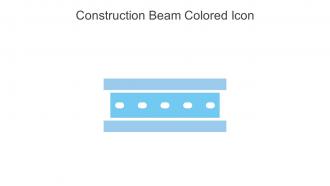 Construction Beam Colored Icon In Powerpoint Pptx Png And Editable Eps Format