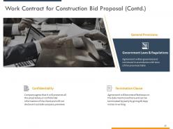 Construction bid proposal template powerpoint presentation slides