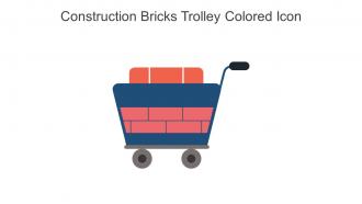 Construction Bricks Trolley Colored Icon In Powerpoint Pptx Png And Editable Eps Format