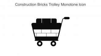 Construction Bricks Trolley Monotone Icon In Powerpoint Pptx Png And Editable Eps Format