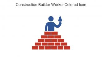 Construction Builder Worker Colored Icon In Powerpoint Pptx Png And Editable Eps Format