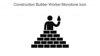 Construction Builder Worker Monotone Icon In Powerpoint Pptx Png And Editable Eps Format