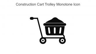 Construction Cart Trolley Monotone Icon In Powerpoint Pptx Png And Editable Eps Format