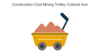 Construction Coal Mining Trolley Colored Icon In Powerpoint Pptx Png And Editable Eps Format