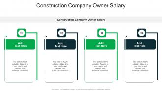 Construction Company Owner Salary In Powerpoint And Google Slides Cpb