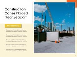 Construction Cone Traffic Barrier Site Building Truck Seaport
