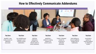 Construction Contract Addendum To Bid Documents PPT Presentation ACP Image Downloadable
