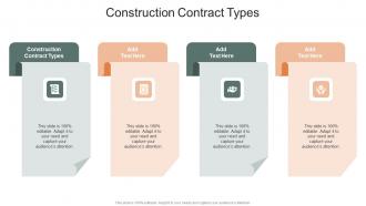 Construction Contract Types In Powerpoint And Google Slides Cpb