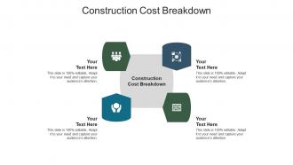 Construction cost breakdown ppt powerpoint presentation infographics pictures cpb
